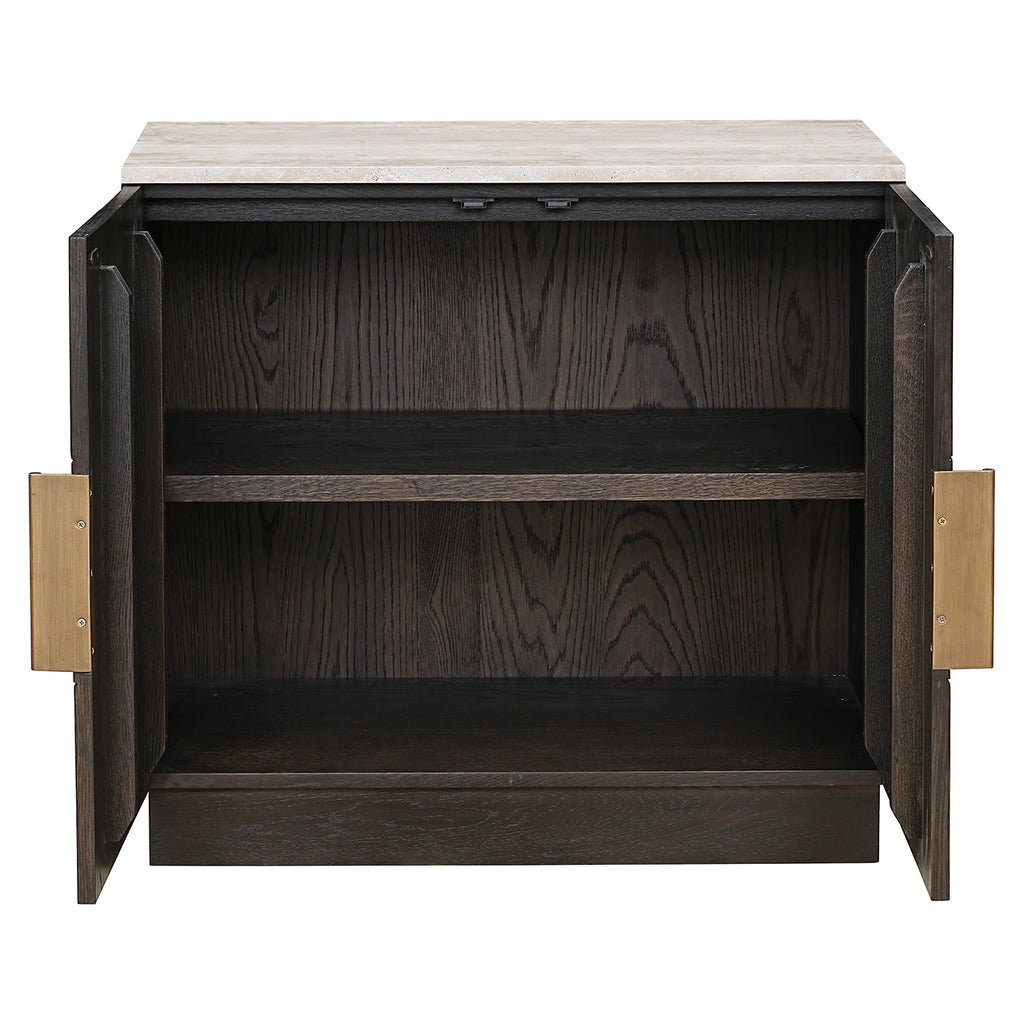 Dressoir Claremont 2-deurs (Bruin)