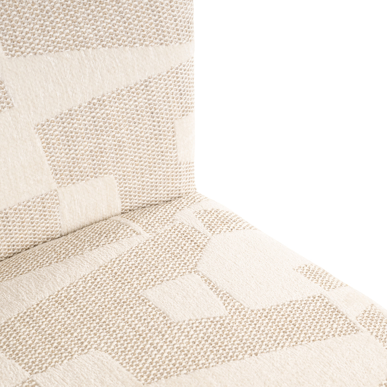Stoel Lorain met wieltjes beige graffic (Beige graffic)