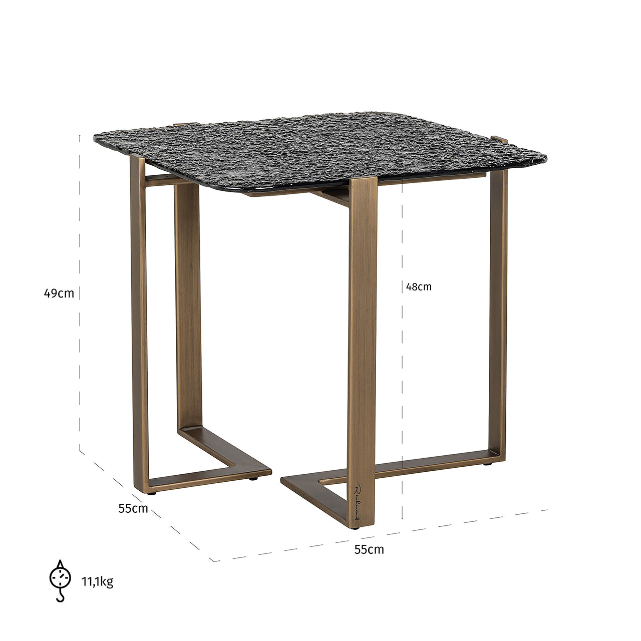 Bijzettafel Sterling (Bruin)