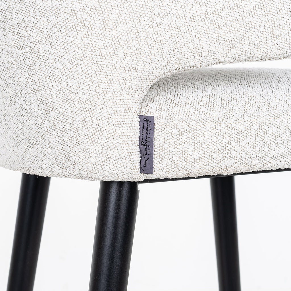 Barstoel Indigo wit bouclé (Copenhagen 900 Bouclé White)
