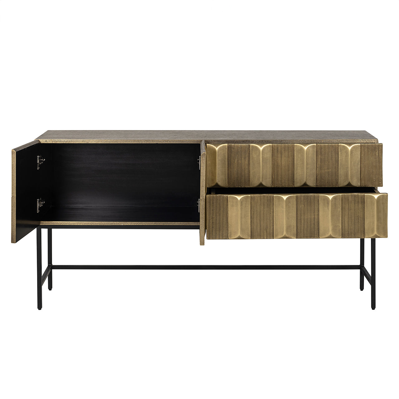 Dressoir Jaxx (Zwart/goud)