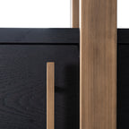 Wandkast Cambon 4-deuren 4-planken (Donker koffie)