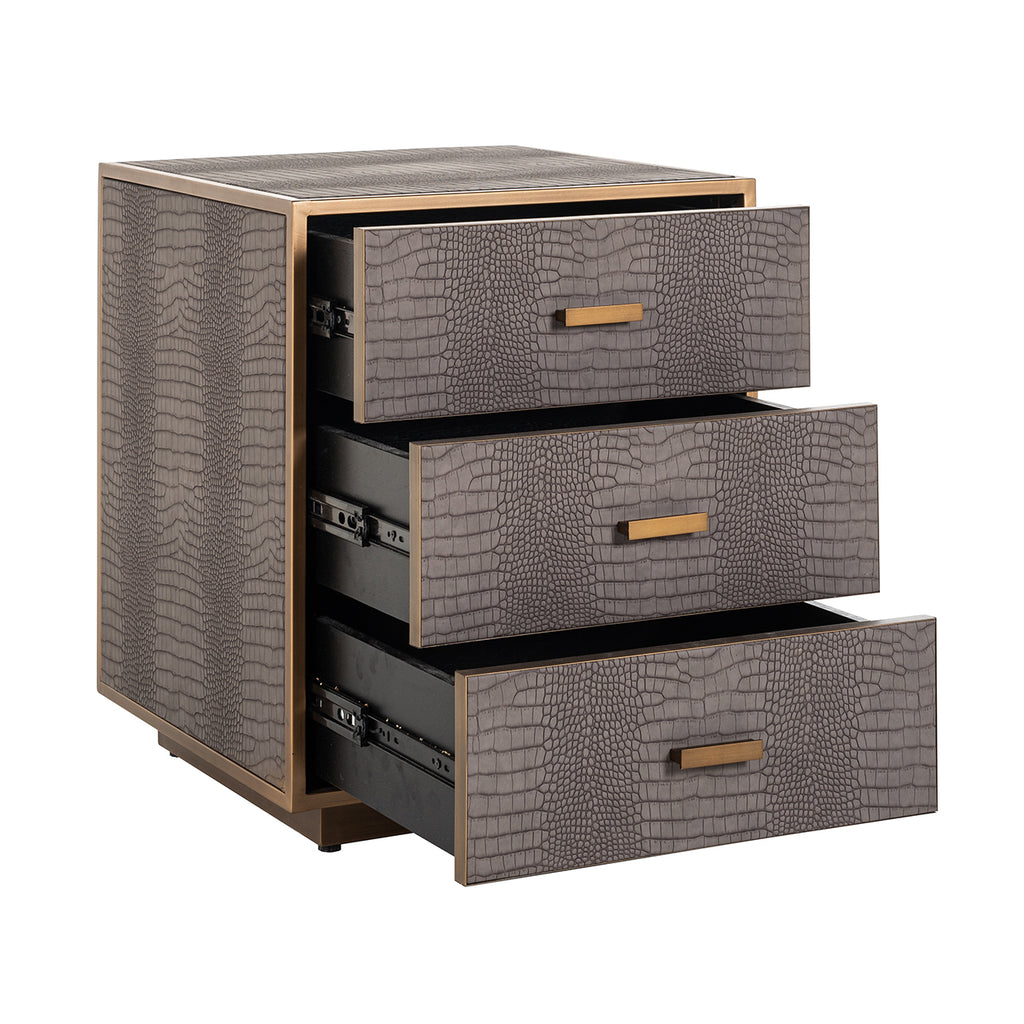 Ladenkast Classio 3-laden (Geborsteld Goud)