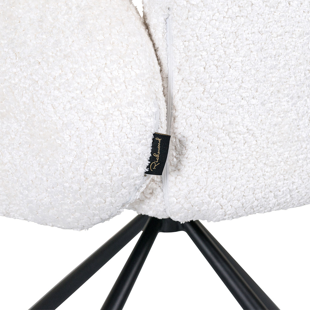 Draaistoel Jolie wit schaap (Schaap 02 wit)