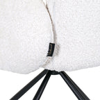 Draaistoel Jolie wit schaap (Schaap 02 wit)