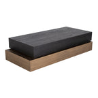 Salontafel Cambon blok (Donker koffie)