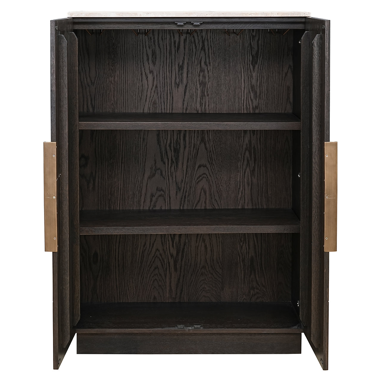 Wandkast Claremont 2-deurs (Bruin)