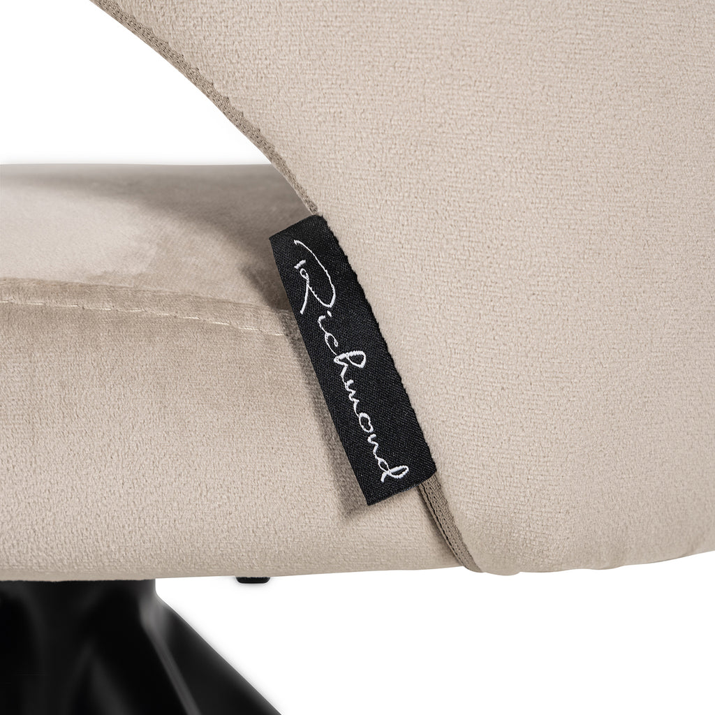 Draaistoel Milly khaki fluweel (Quartz Khaki 903)