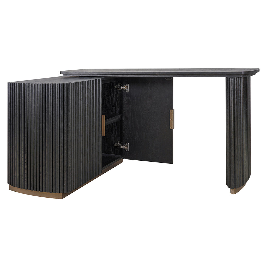 Bureau Cambon 2-deurs (Donker koffie)