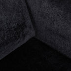 Draaifauteuil Turner zwart chenille (Bergen 809 zwart chenille)