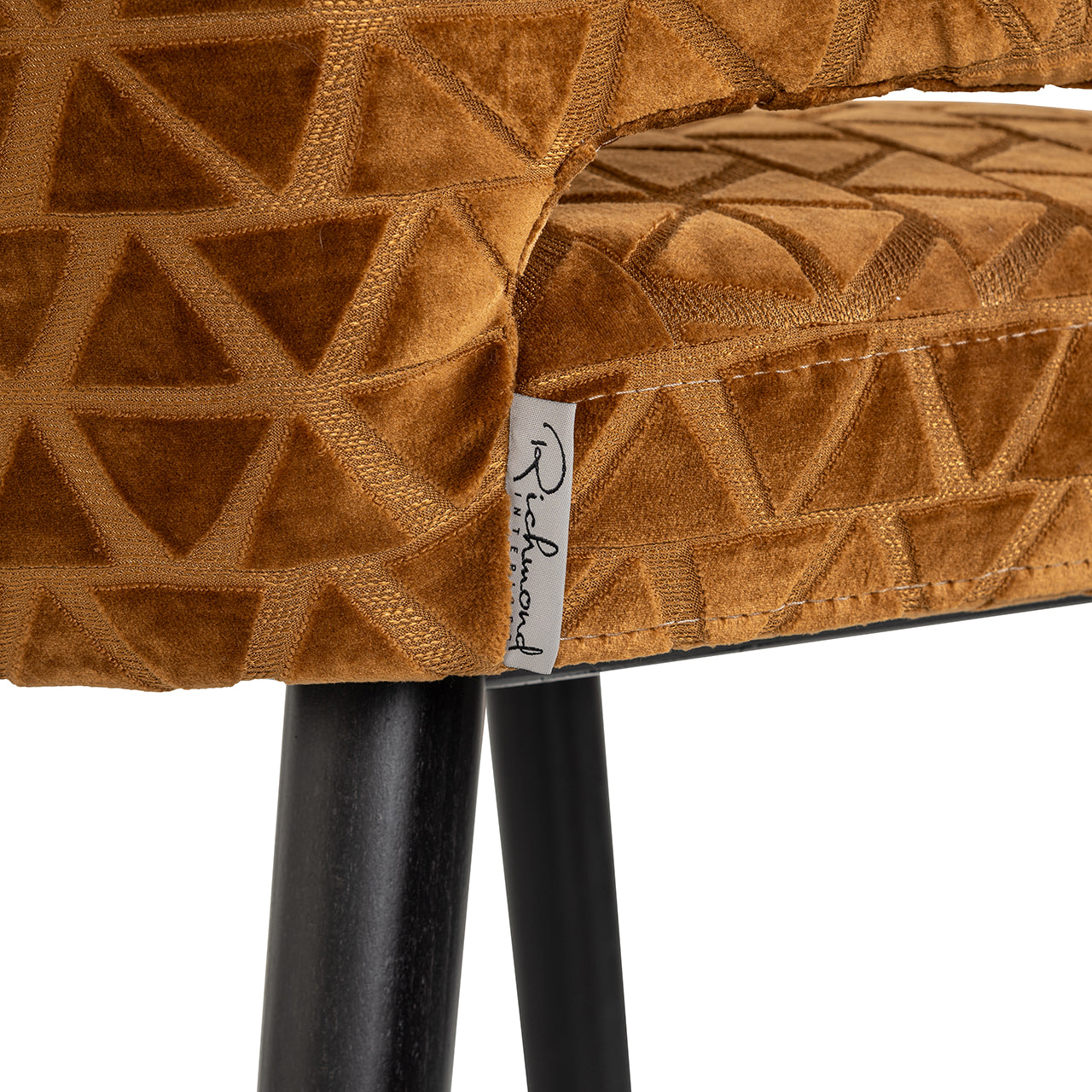 Counterstoel Indigo gouden driehoek (Triangle 2013 oud goud)