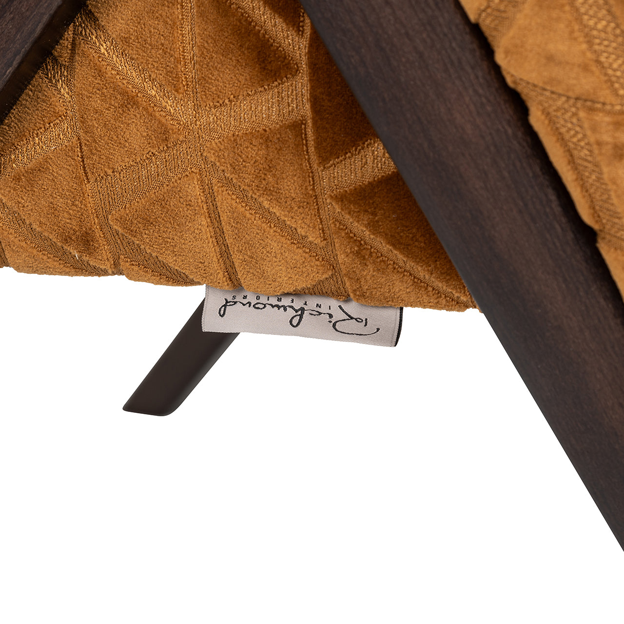 Fauteuil Mia gouden driehoek (Driehoek 2013 oud goud)