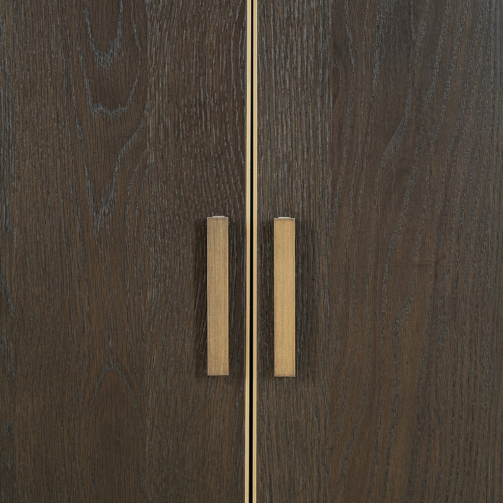 Wandkast Rivertree 3-planken 2-deurs (Bruin)