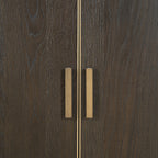 Wandkast Rivertree 3-planken 2-deurs (Bruin)