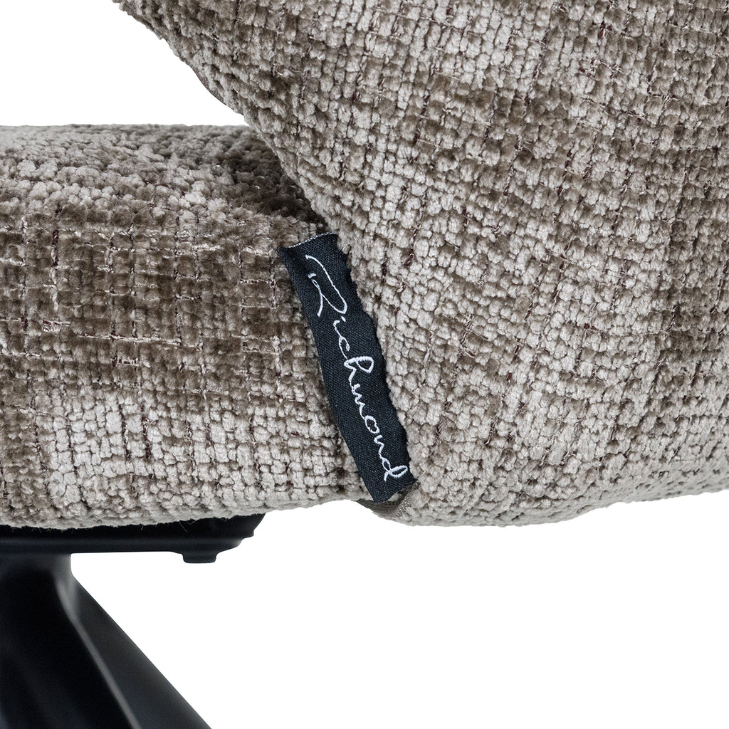 Draaistoel Milly steen chenille (Niagara 104 Stone Chenille)