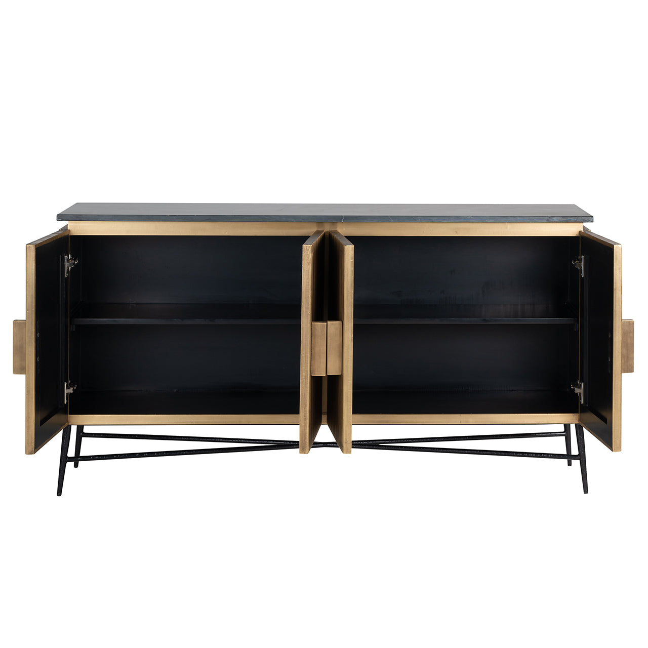 Dressoir Ironville 4-deuren (Goud)