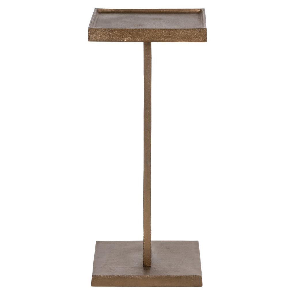 Bijzettafel Foley messing antiek