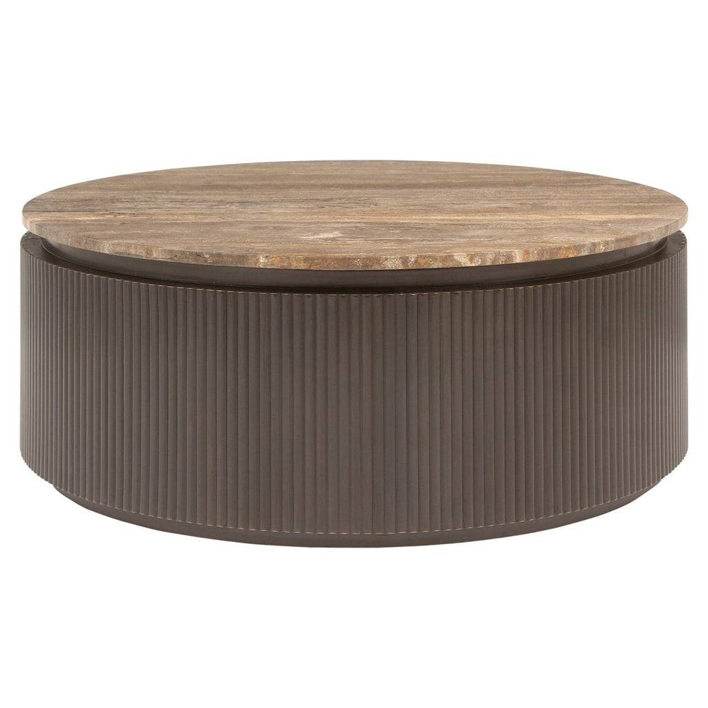 Salontafel Russo bruin 90Ø