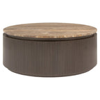 Salontafel Russo bruin 90Ø