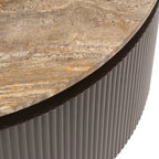 Salontafel Russo bruin 90Ø