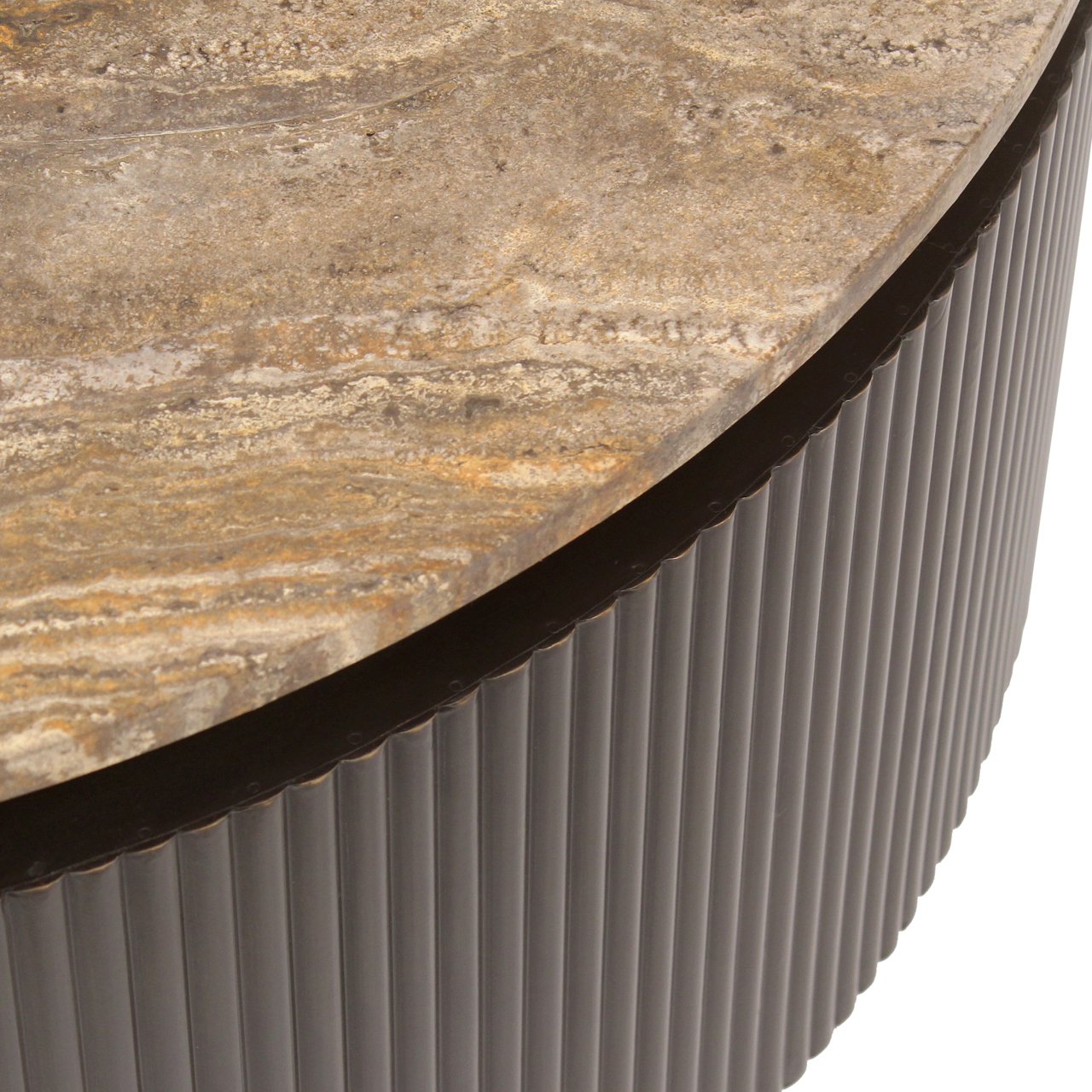 Salontafel Russo bruin 90Ø