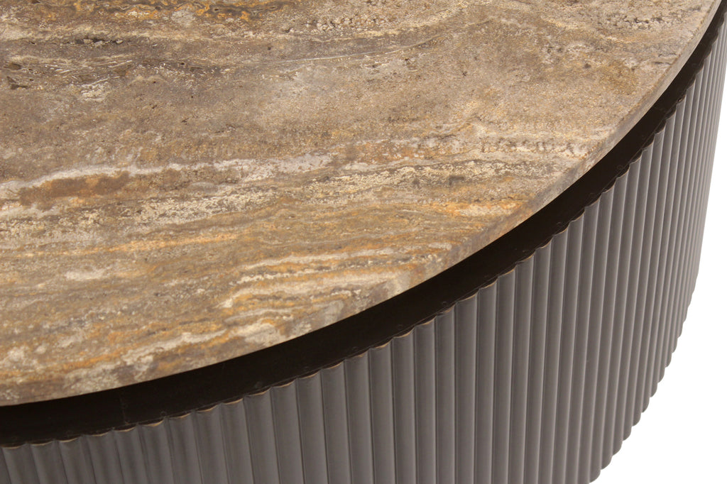 Salontafel Russo bruin 90Ø