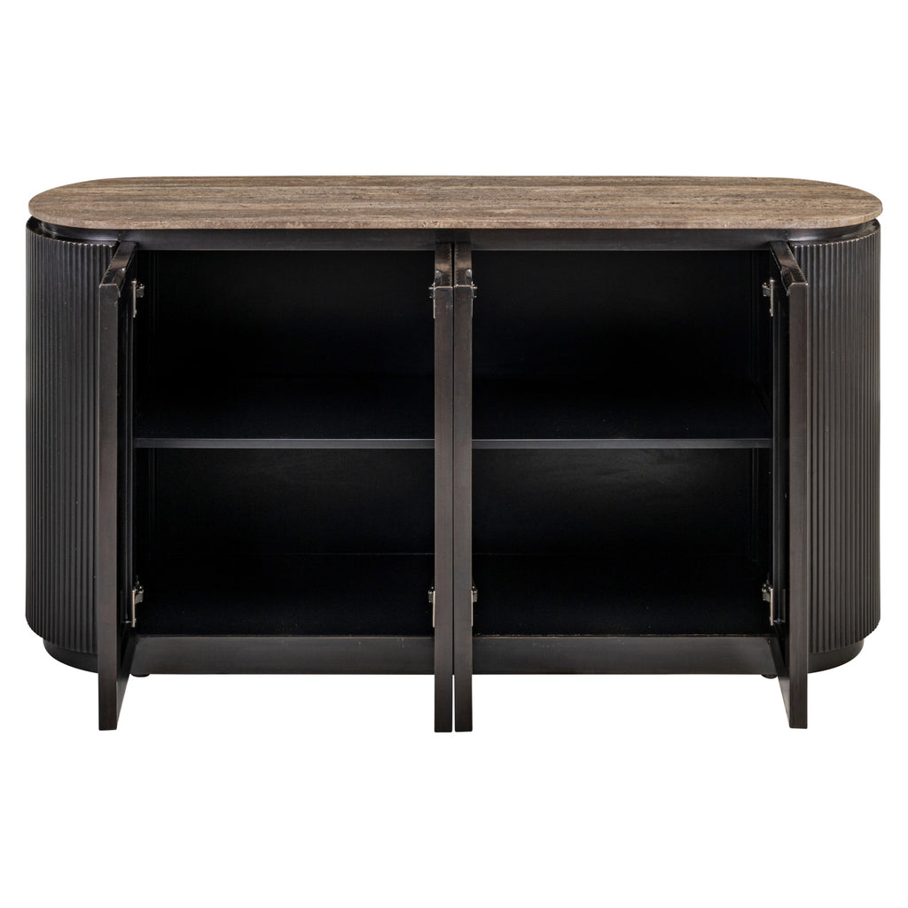 Dressoir Russo bruin 4-deuren