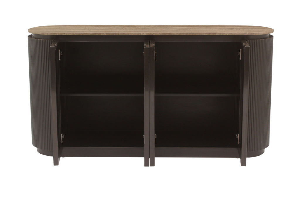 Dressoir Russo bruin 4-deuren
