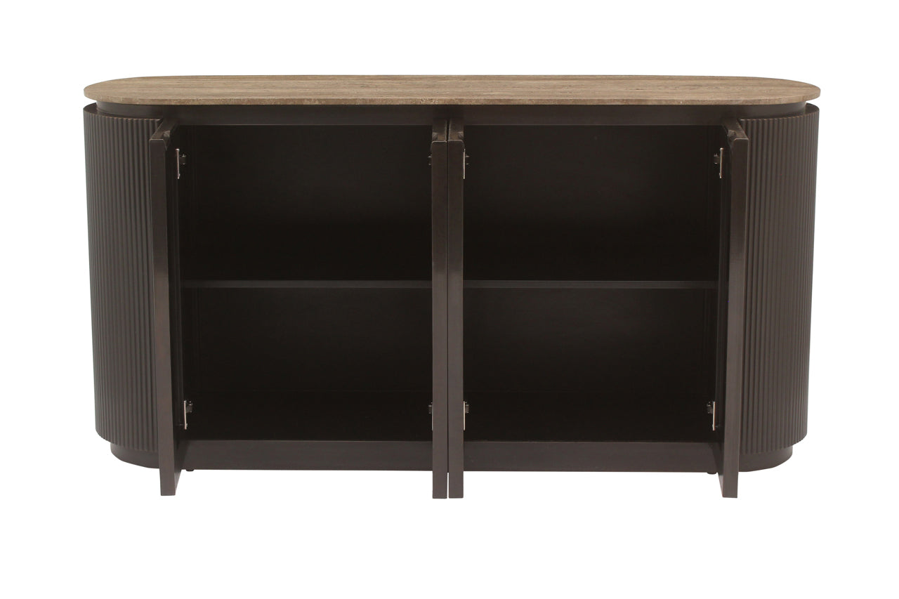 Dressoir Russo bruin 4-deuren