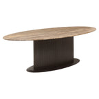 Eettafel Russo bruin ovaal 235"