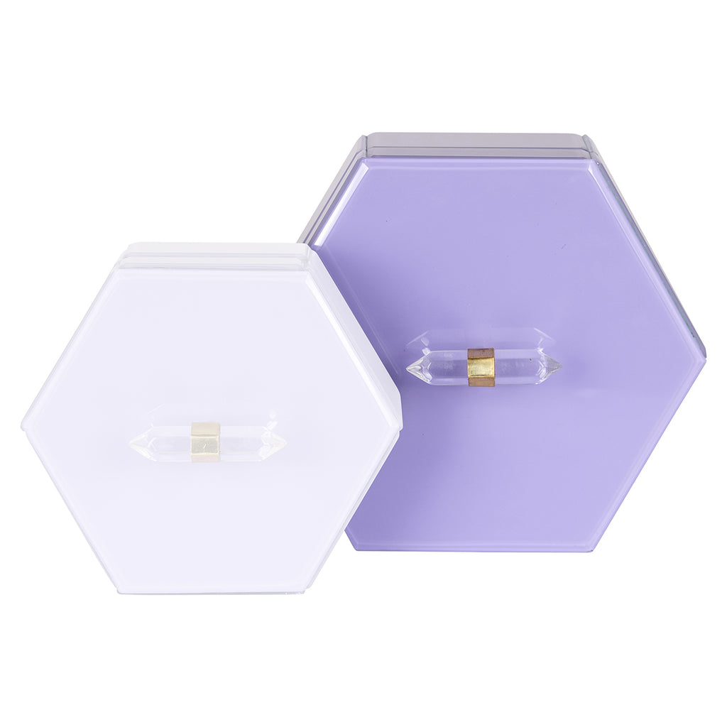 Opbergbox Jutta groot (Paars)