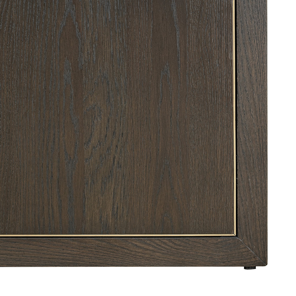 Wandkast Rivertree 3-planken 2-deurs (Bruin)