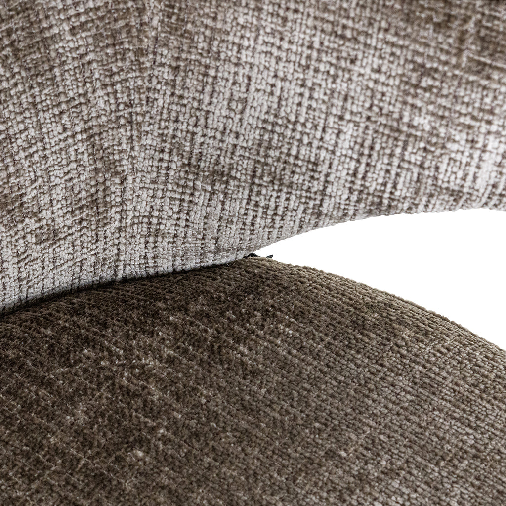 Draaistoel Milly steen chenille (Niagara 104 Stone Chenille)