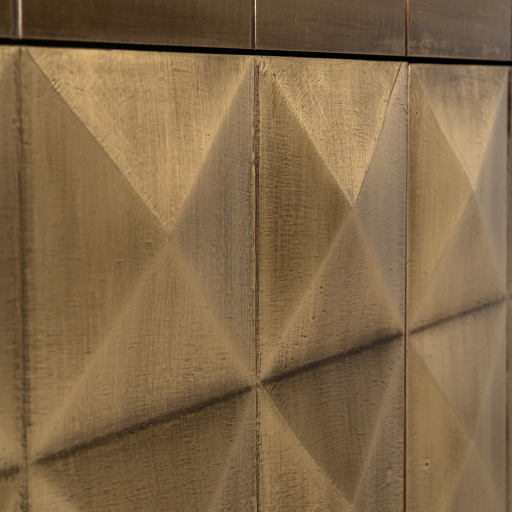 Dressoir Collada 3-deuren (Geborsteld Goud)