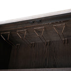 Wandkast Claremont 2-deurs (Bruin)