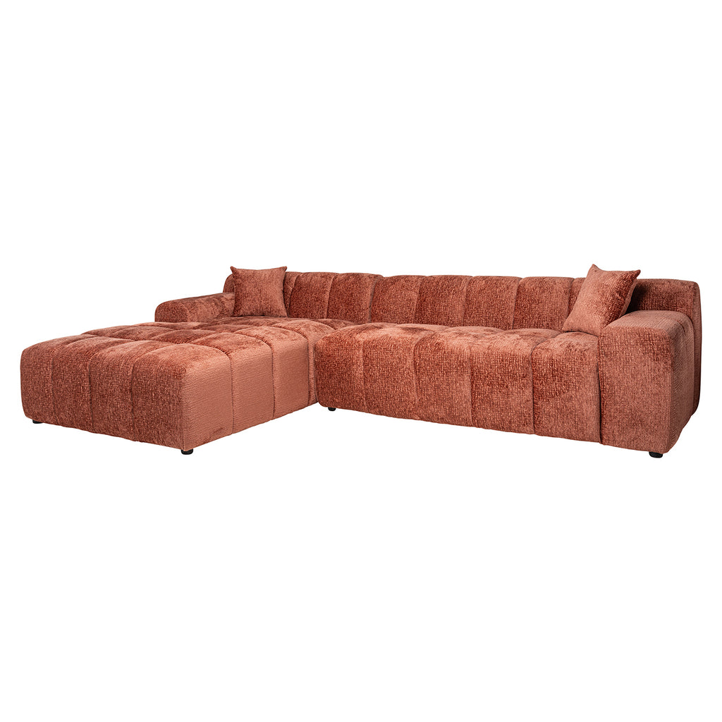 Bank Cube 3-zits + lounge links (Fusion 92 Blush)
