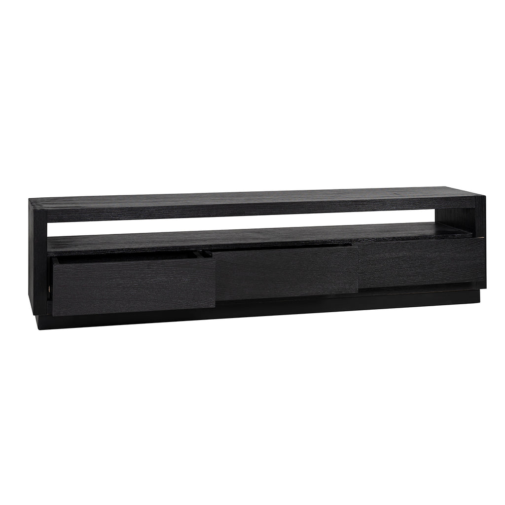 TV-meubel Oakura 3 laden (Zwart)