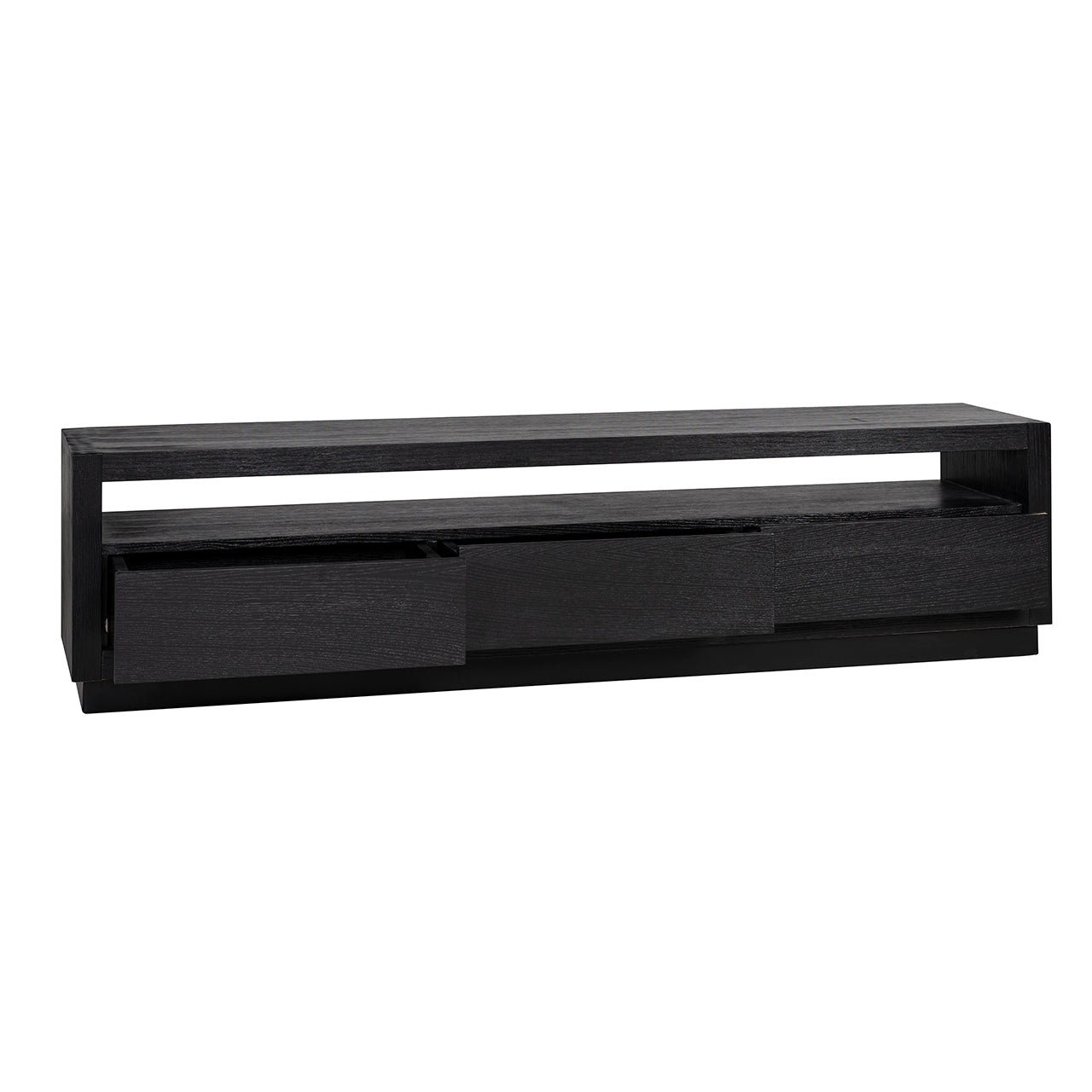 TV-meubel Oakura 3 laden (Zwart)