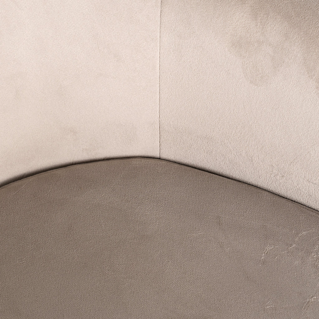 Stoel Fay khaki fluweel brandvertragend (FR-Quartz 903 Khaki)