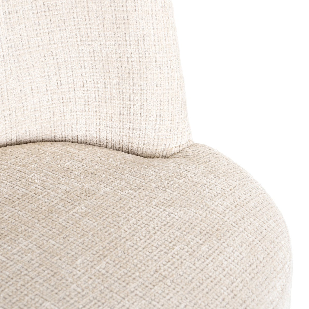 Stoel Stella beige chenille brandvertragend (Niagara 902 beige Chenille)
