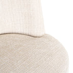 Stoel Stella beige chenille brandvertragend (Niagara 902 beige Chenille)