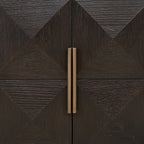Tv-meubel Claremont 4-deurs (Bruin)