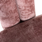 Fauteuil Dana roze chenille (Bergen 705 roze chenille)