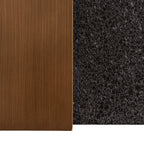 Wandtafel Bazel (Zwart/goud)
