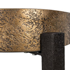 Bijzettafel Declan (Zwart/goud)