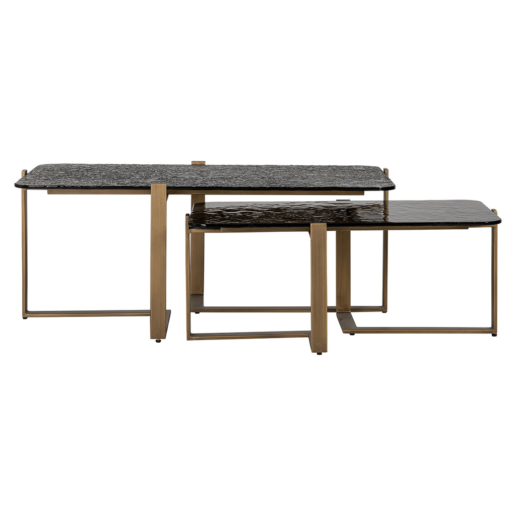 Salontafel Sterling set van 2 (Bruin)