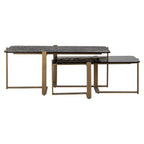 Salontafel Sterling set van 2 (Bruin)