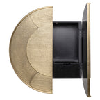 Wandkast Bowie (Zwart/goud)