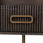 TV-meubel Luxor 2 deuren 1 lade (Bruin)