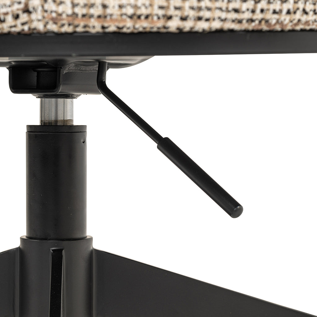 Draaistoel Rochenne met wielen trendy nature (Be Trendy 01 Nature)